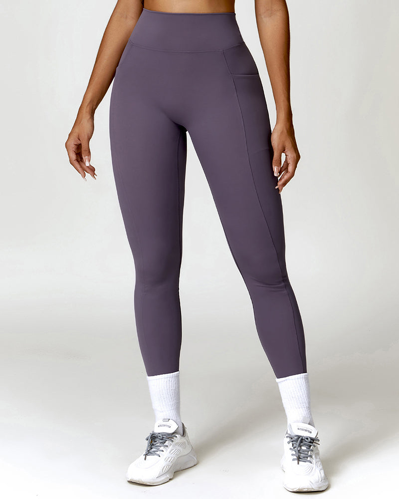 Wholesale OEM ODM Women Gym Solid Color Workout Pants S-XL