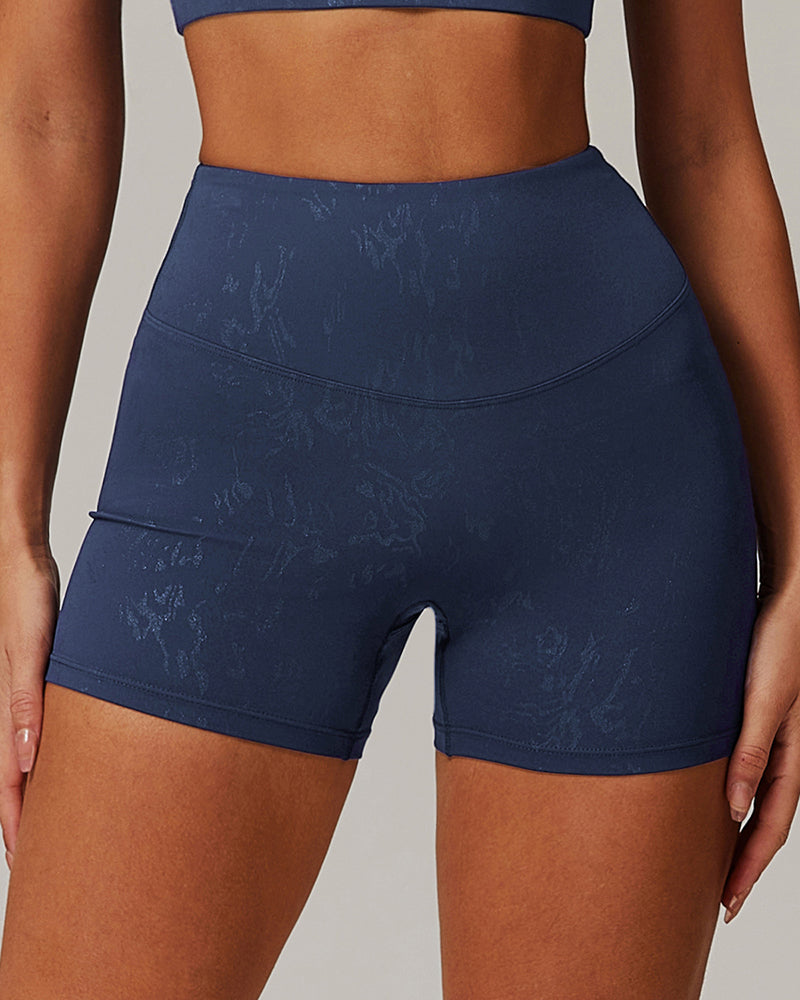 Wholesale Hot Stamping Tight Yoga High-Intensity Running Fitness Shorts S-XL