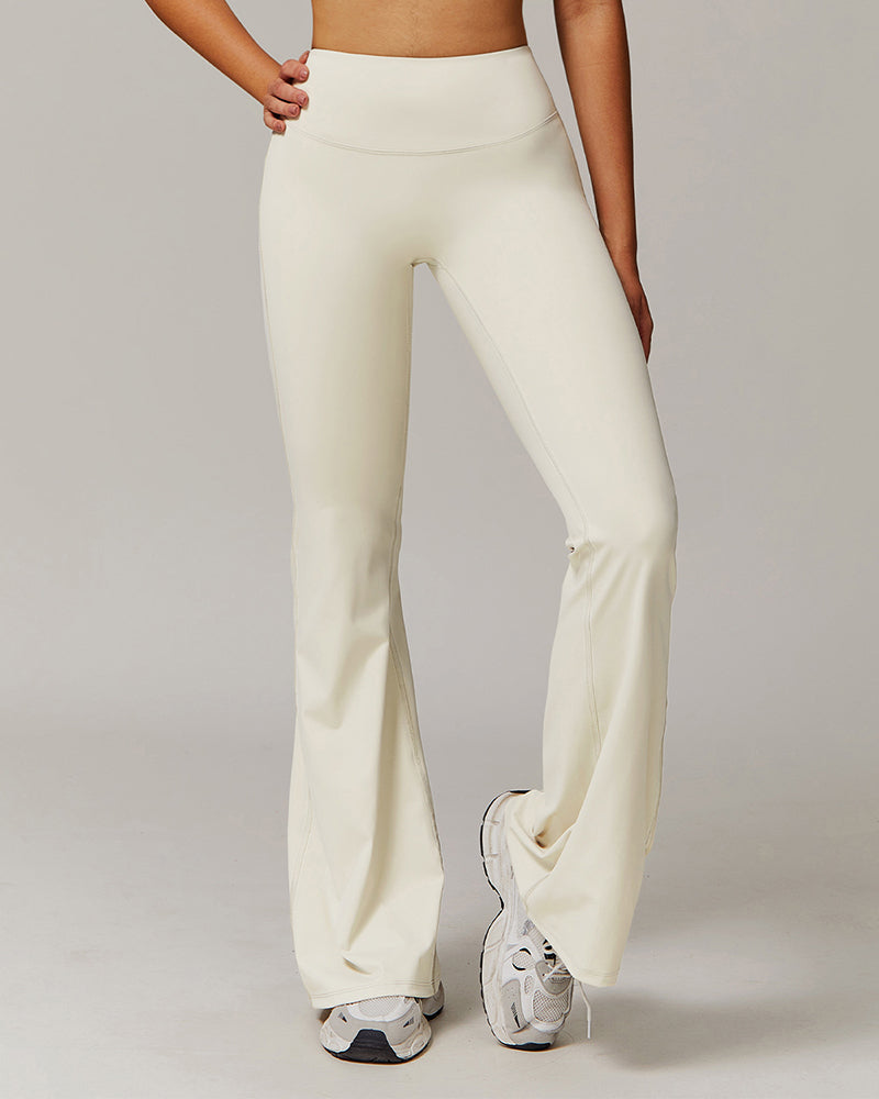 Women LOGO Customized Wide Leg Running Sports Pants S-XL