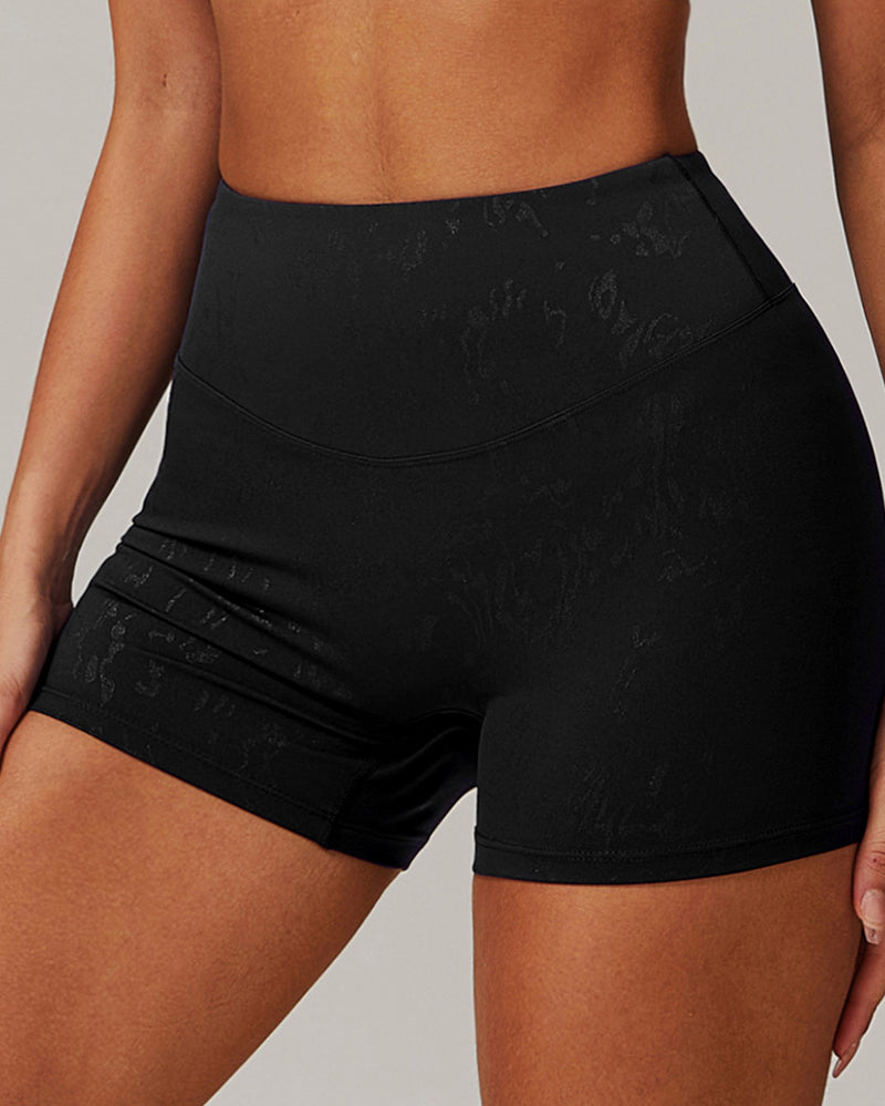 Wholesale Hot Stamping Tight Yoga High-Intensity Running Fitness Shorts S-XL