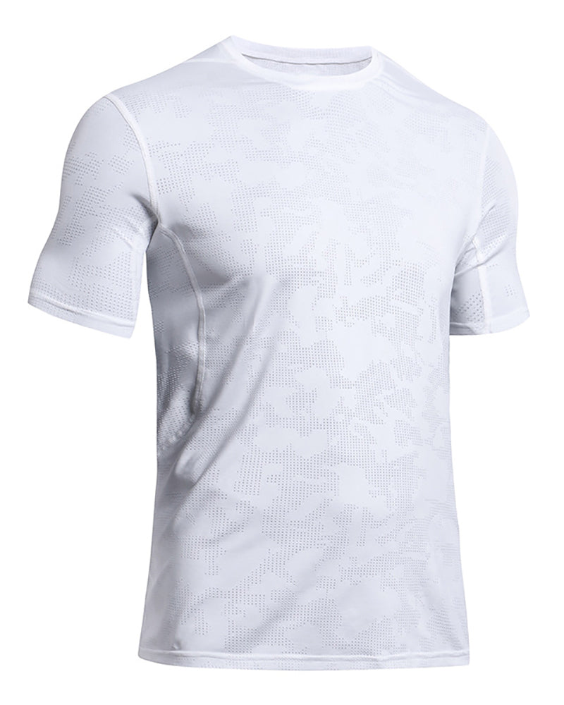 Outdoor Running Quick Drying Short Sleeve Loose Men&