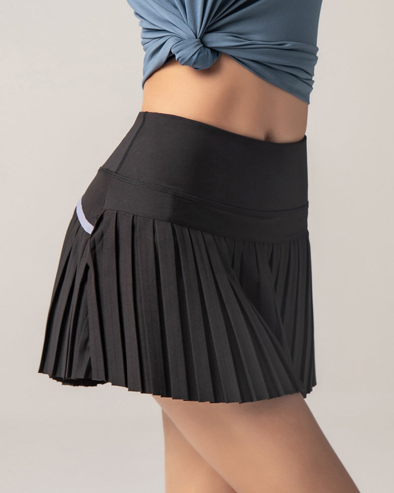 Custom Logo Lined Women High Waist Quick Drying Tennis Skirts XS-2XL