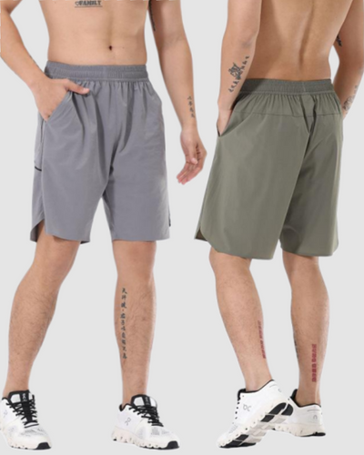 Private Logo Custom Summer Seamless Running Quick Drying Train Fitness Men's Shorts Black Green Gray M-3XL