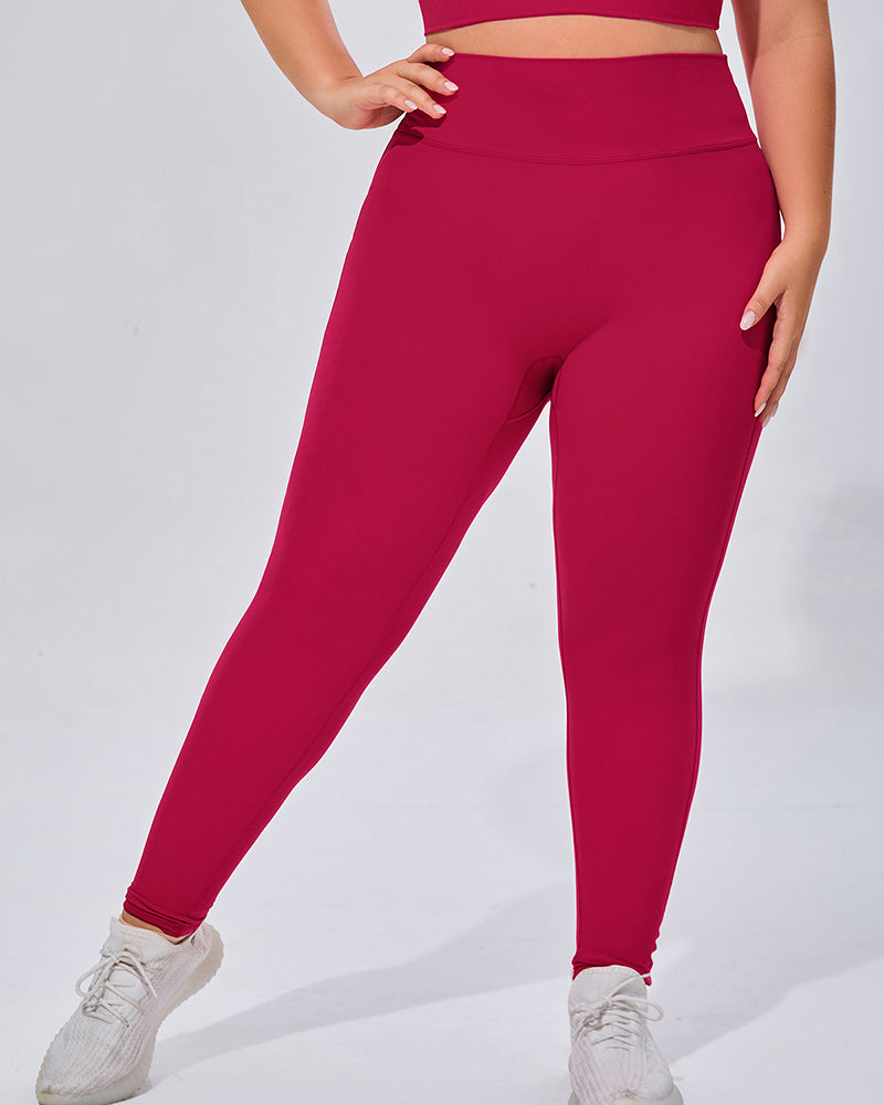 Women High Waist Breathable Plus Size Sports Pants S-3XL