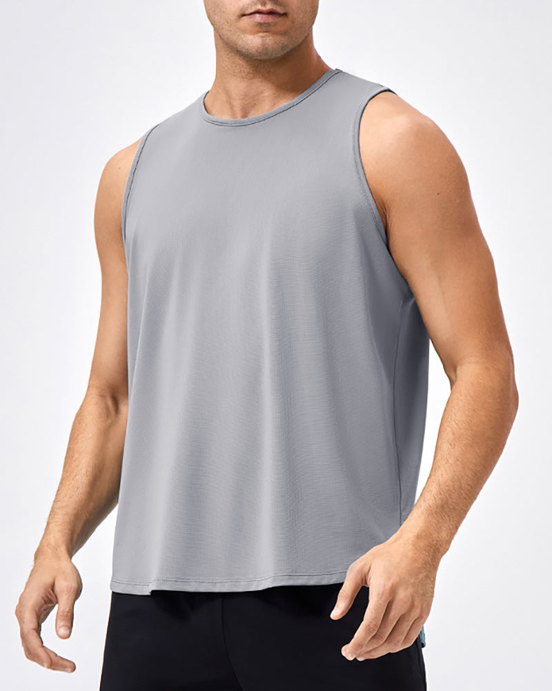 Wholesale OEM ODM Short Sleeve Breathable Running Vest S-2XL