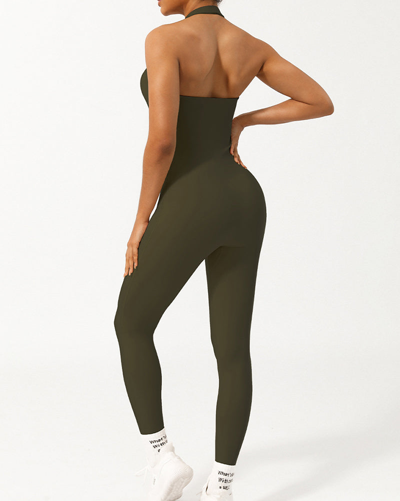 Woman Tighten Waist Yoga Jumpsuit S-XL