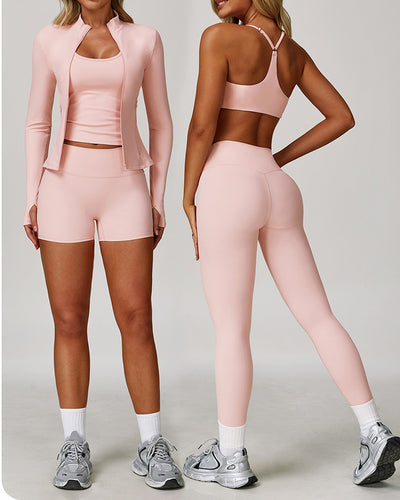 OEM New Wholesale Women Vest And Leggings Sports Yoga Two-piece Sets S-XL