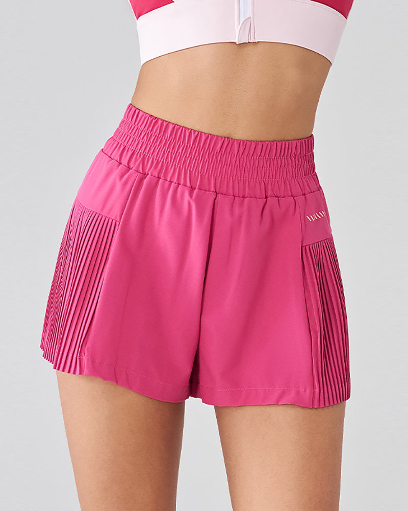 Women Side Loose High Waist Fashion Shorts S-2XL