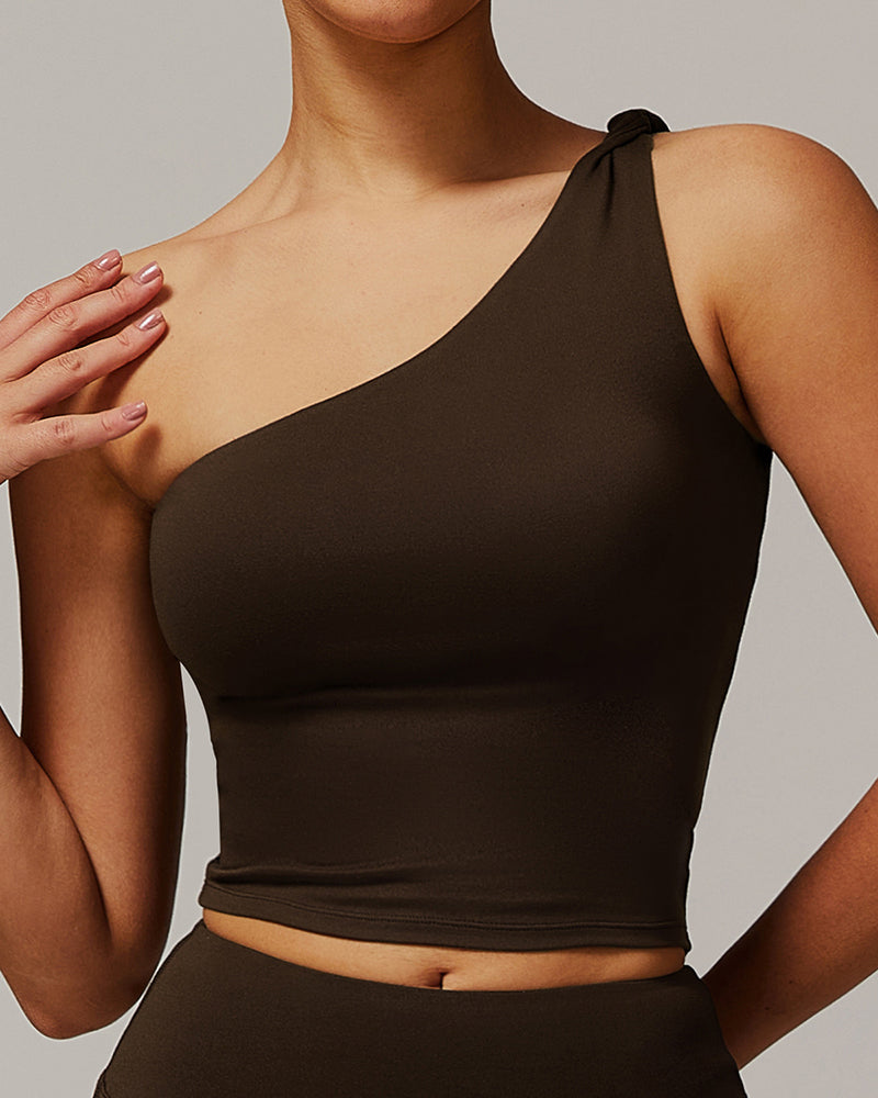 Women LOGO Customized Slash Neck Sports Fitness Running Vest S-XL