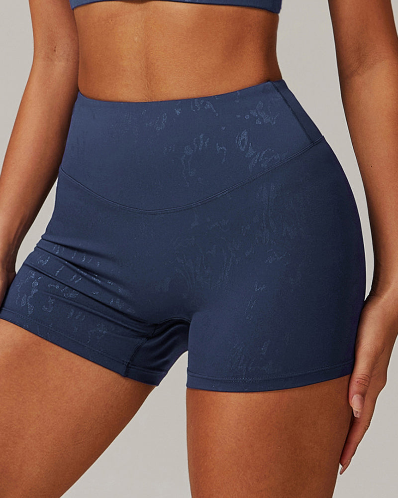 Wholesale Hot Stamping Tight Yoga High-Intensity Running Fitness Shorts S-XL