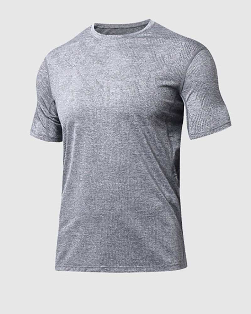 Outdoor Running Quick Drying Short Sleeve Loose Men&