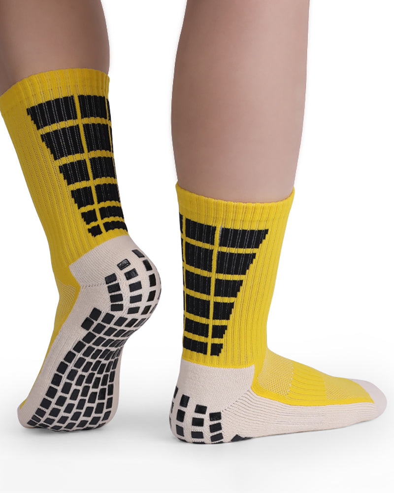 Mid-tube Yoga Socks Non-Slip Thick Sports Socks Wear-Resistant Training Yoga Socks One Size