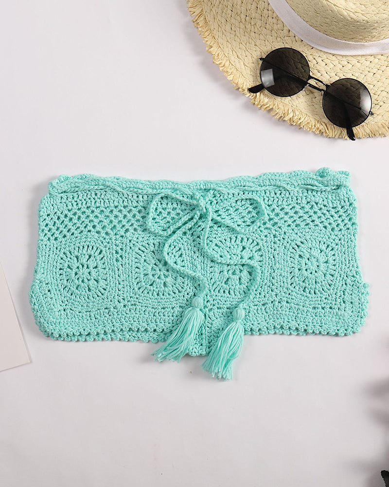 New Women Knit Crochet Shorts Beach Sexy Floral Hollow Out Shorts Ladies Summer Holiday Solid Slim Mini Short Bottoms OM26001