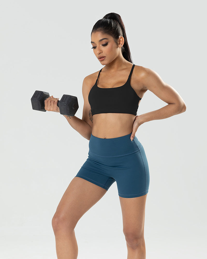 Women Solid Color Backless Yoga Sports Bra Beige Deep Gray Blue Brown Black S-XL