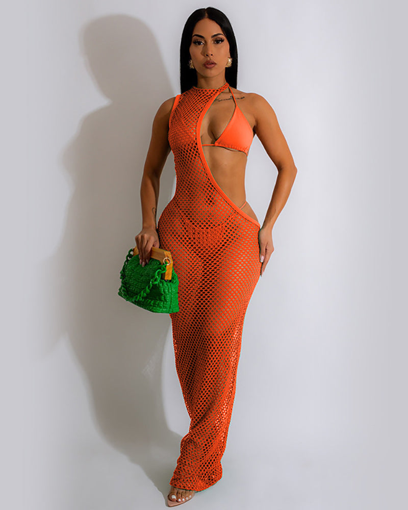 Fishnet Women Beach Dress Not include bikini set