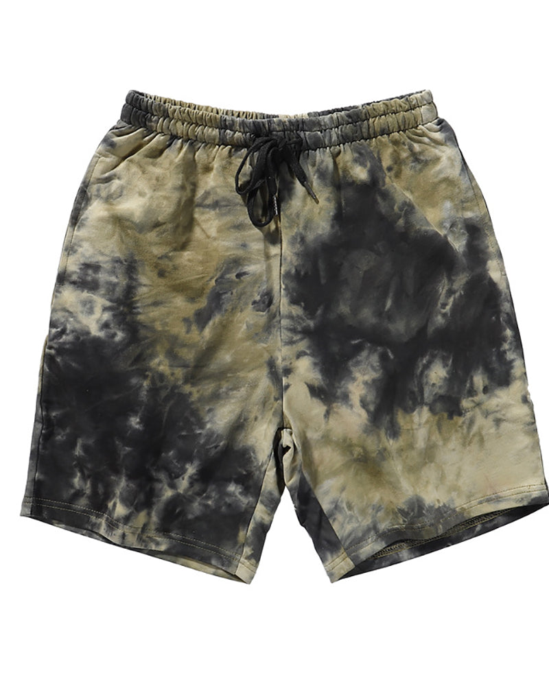 Men Tie Dye Sporty Short Pants M-2XL