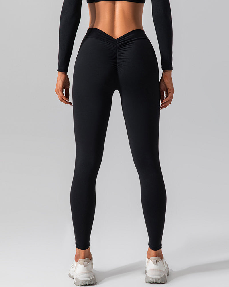 Hips Lift Quickly Drying Slim Running Sports Pants Leggings S-XL