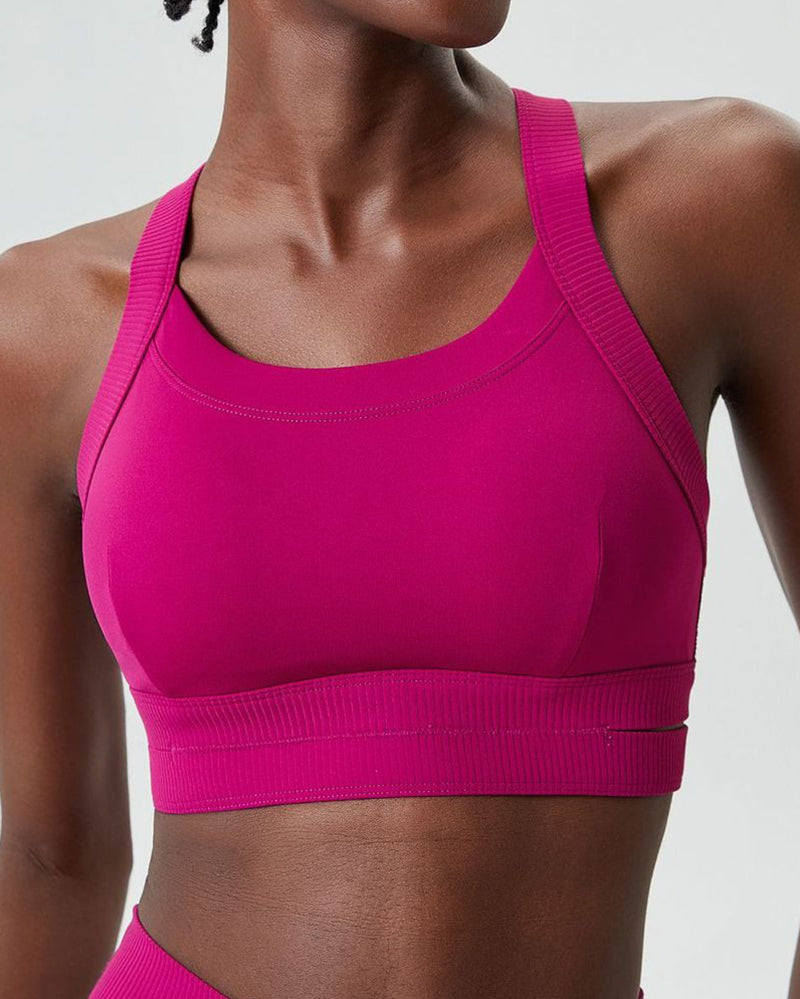 High Protection Adjustable Back Sport Bra S-XL