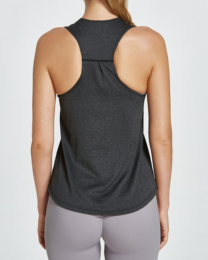 Ladies Fashion Quick Dry Summer Style Fitness Cover Up Training Yoga Top Off Shoulder U Neck Vest XS-4XL