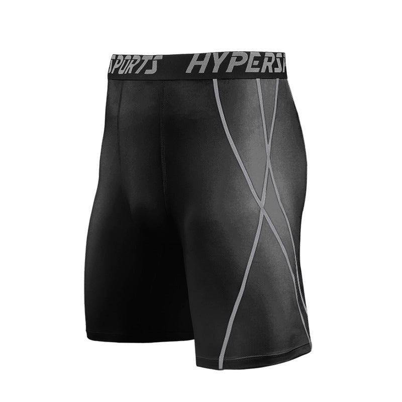 3 Pcs Sports Tight Shorts Men&