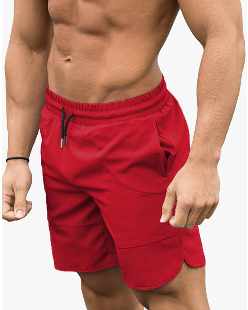 Plain New Summer Shorts Casual Sports Running Men&