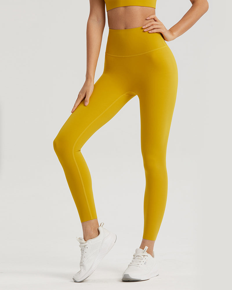 Women Lycra Summer New High Waist Hip Lift Yoga Leggings (5 Colors) 4-10