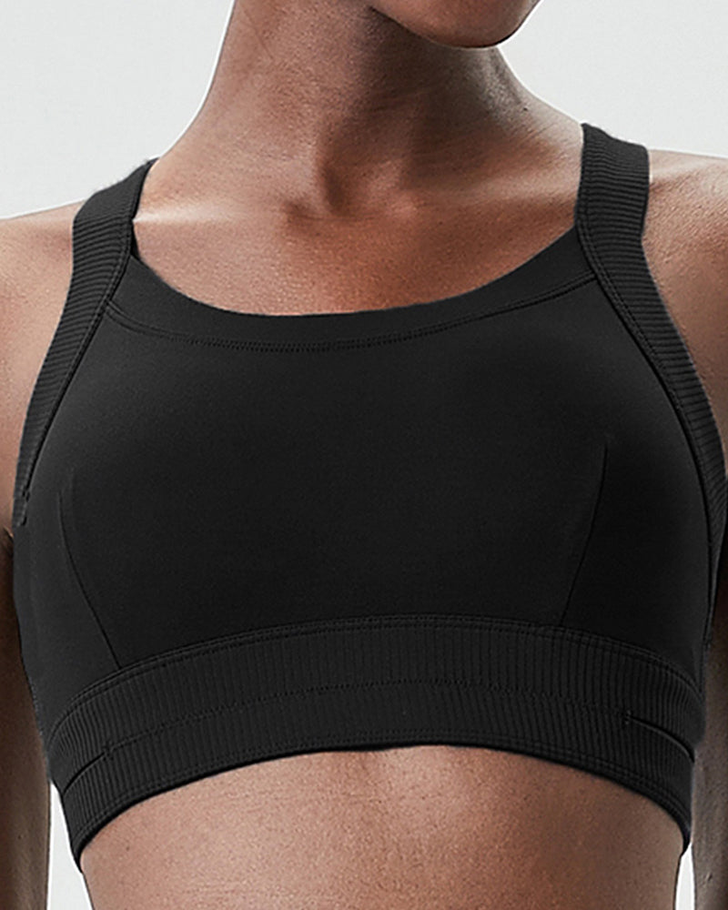 High Protection Adjustable Back Sport Bra S-XL