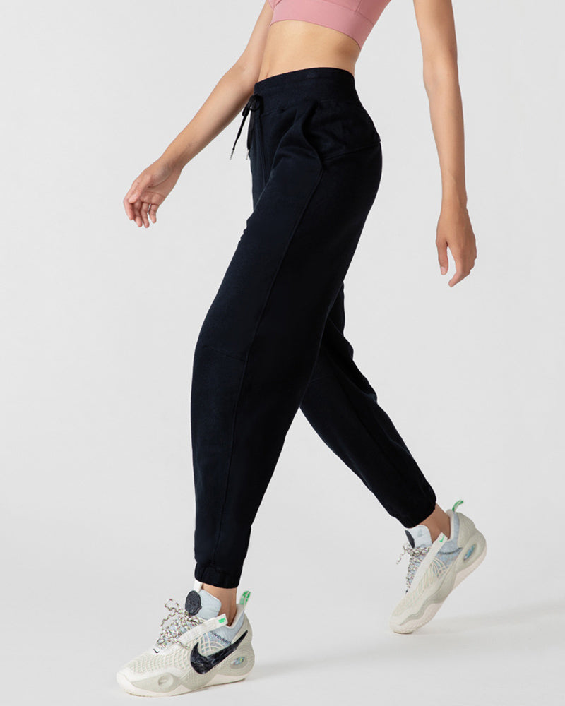 Cotton High Waist Loose Sports Joggers Pocket S-XL