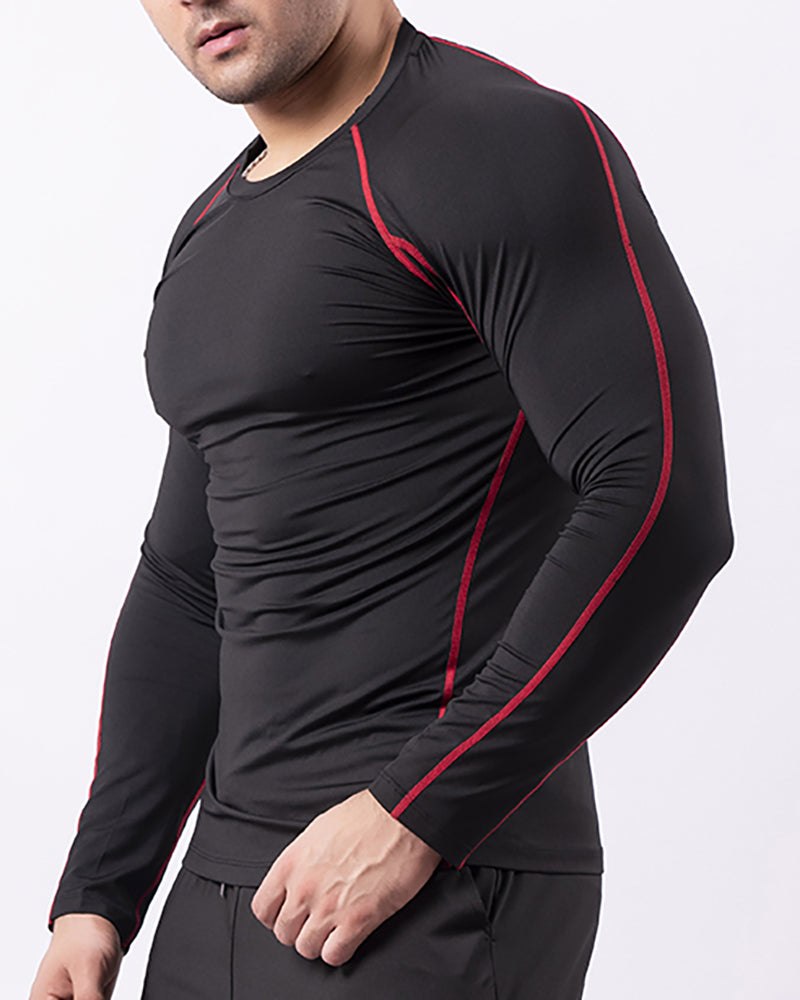 Warm Fleece Long Sleeve Outside Training Sports Basketball Active Wear XS-2XL