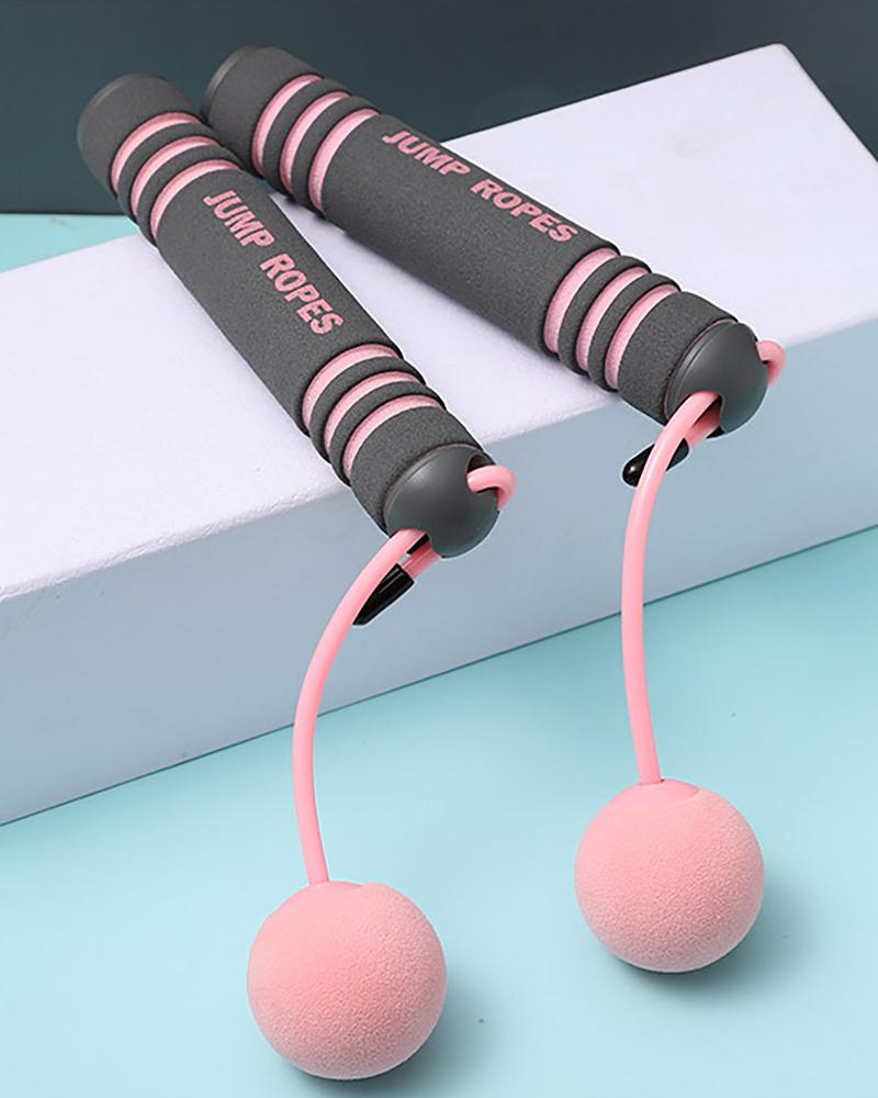 Cordless Skipping Fitness Weight Exercise Fat Burning Slimming Wireless Ball Dual-Use Skipping Rope