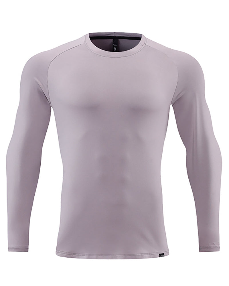 Sports Long Sleeve Crew Neck Men&