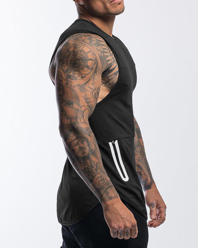 New Summer  Quick-drying Breathable Sporty Gym Vest M-3XL