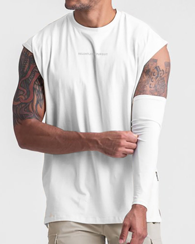 Fashion Loose Summer Sports Breathable Vest Men&