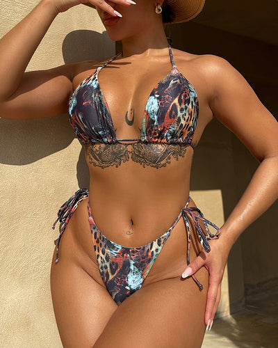 Tiger Printed Hot New Bikini Set S-L