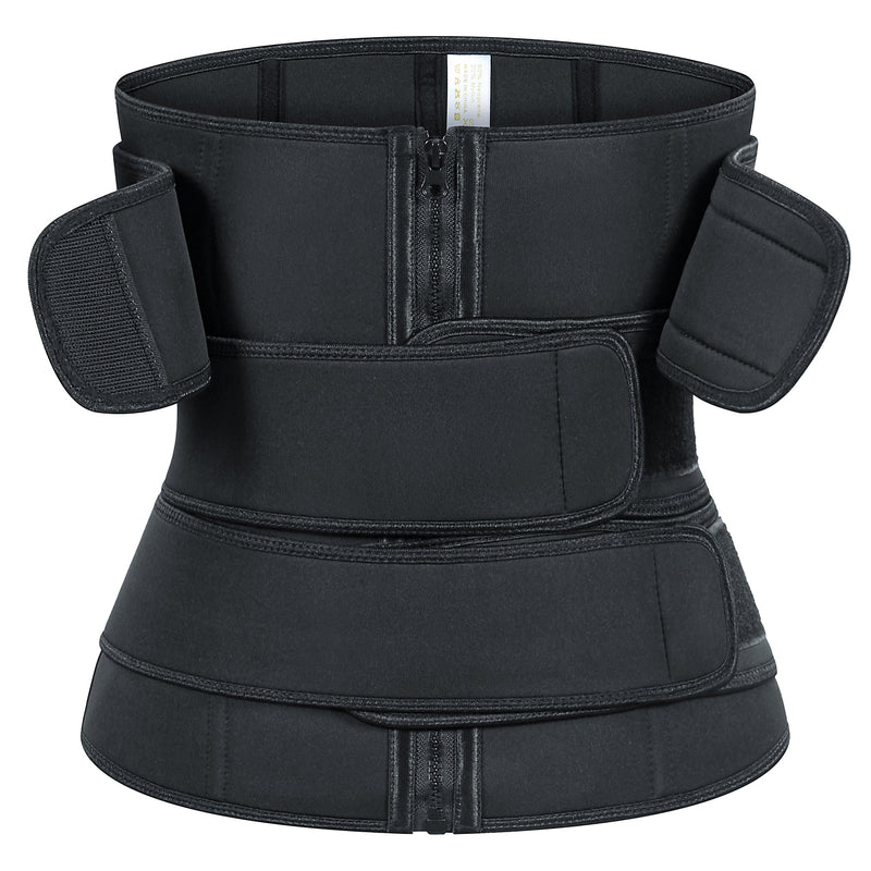 Zippers Reinforce Triple Girdle Corsets