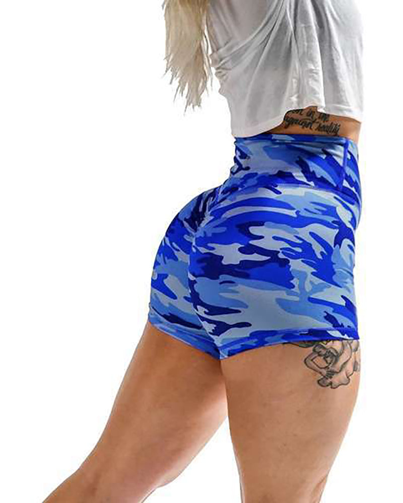 Wholesale Camo Printed Sports Shorts S-XL