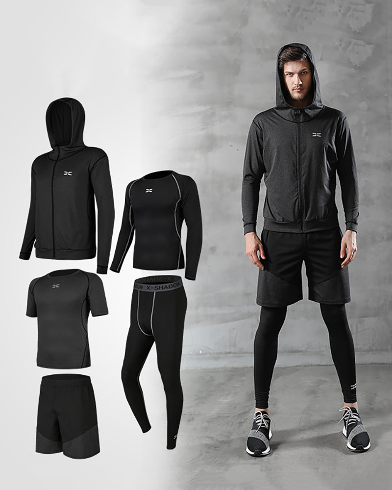 Mens Cation Casual Running Sports Training Sports Suits Active Wear S-3XL