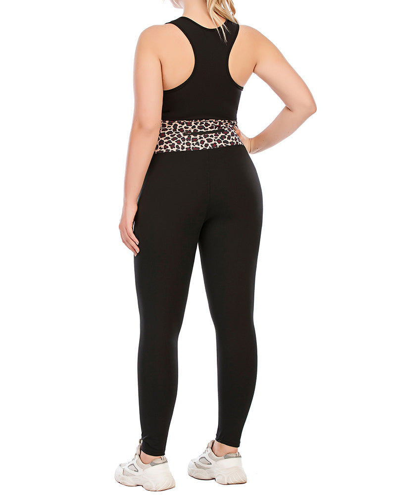 Fashion New Large Size Yoga Wear Leggings Sports Suit L-3XL