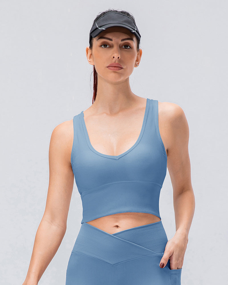 Woman Breathable Two Side Wear Sports Vest (9 Colors) S-2XL