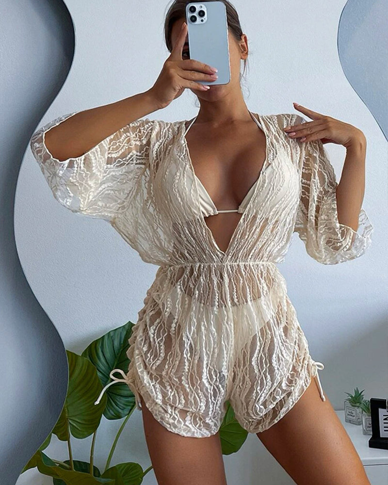 3 Piece Set Women Wholesale Vacation Swimwear