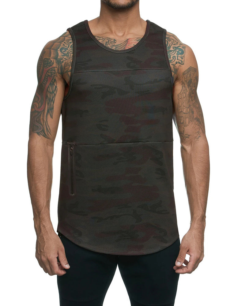 New Summer  Quick-drying Breathable Sporty Gym Vest M-3XL