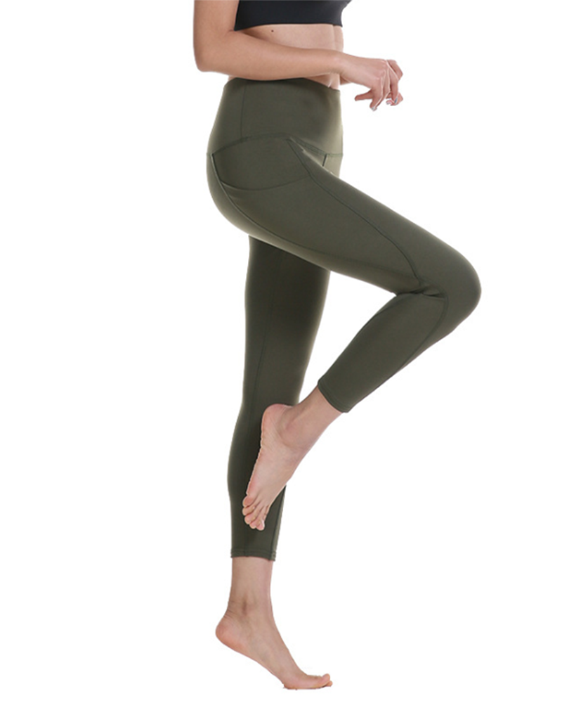 High Waist Yoga Pants with Pockets