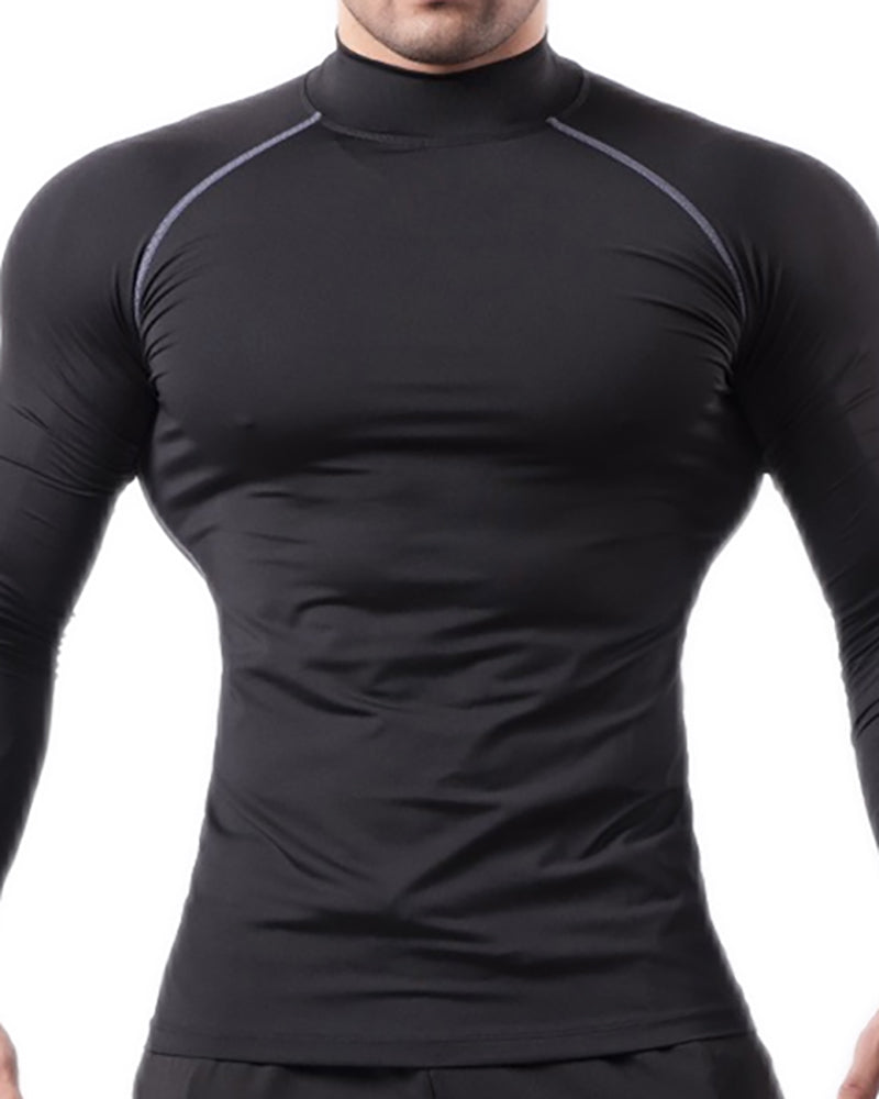 Warm Fleece Long Sleeve Outside Training Sports Basketball Active Wear XS-2XL