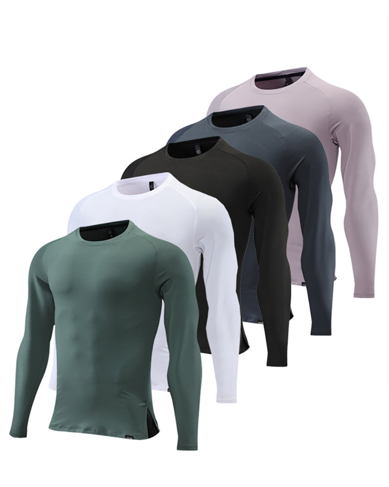 Sports Long Sleeve Crew Neck Men&