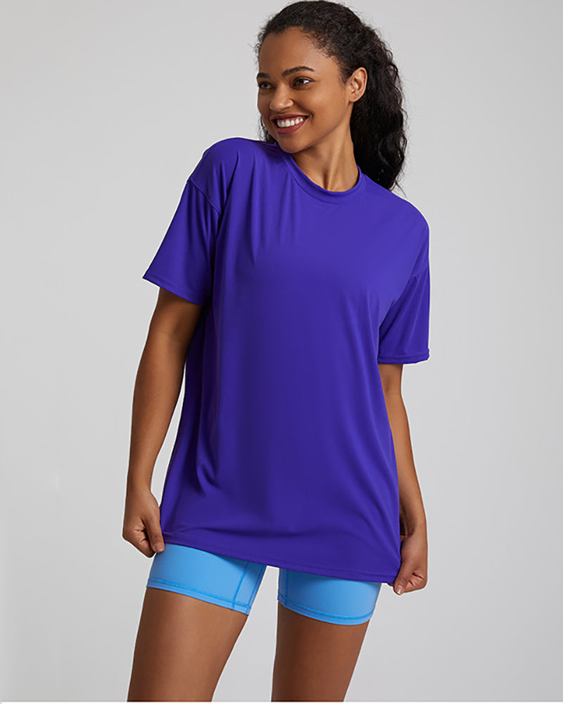 Presale(5-15days waiting) Wholesale Women Short Sleeve Crew Neck Running Workout Top S-XL