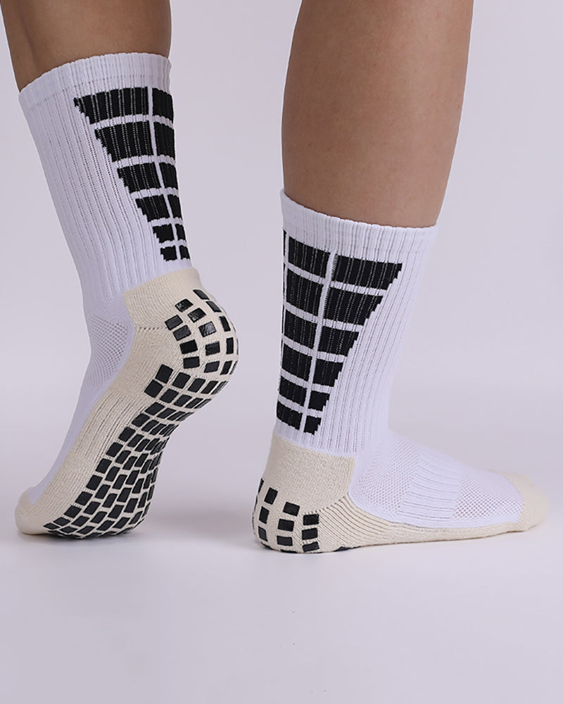 Mid-tube Yoga Socks Non-Slip Thick Sports Socks Wear-Resistant Training Yoga Socks One Size