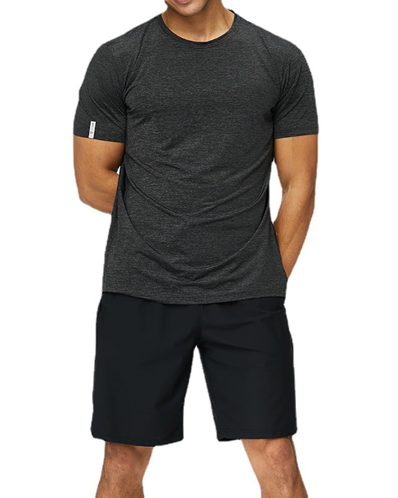 New Quick Drying Running Causal Sports Top T-shirts(6 Colors) S-4XL