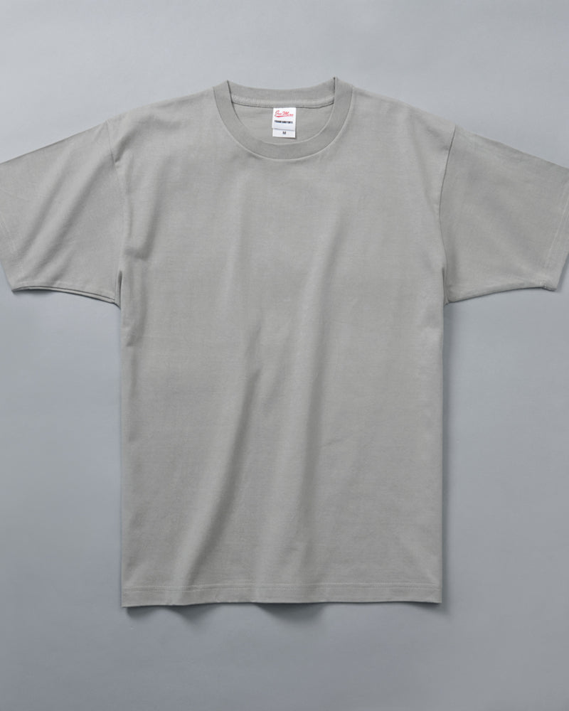230g Fabric 17 Cotton Heavyweight Blank Shirt Round Neck Short-sleeved T-shirt Thickened Solid Color Pure Cotton Thread T-shirt
