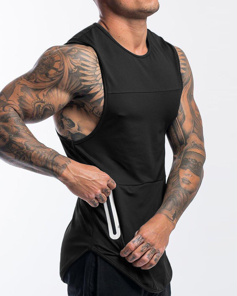 New Summer  Quick-drying Breathable Sporty Gym Vest M-3XL