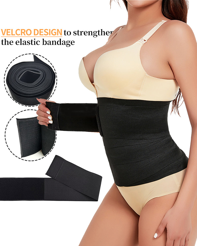 Pull On Women Tummy Wrap Waist Trimmer Belt Slimming Body Shaper